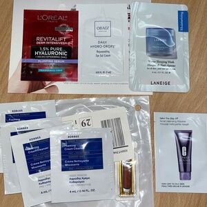 Skincare Samples 8x